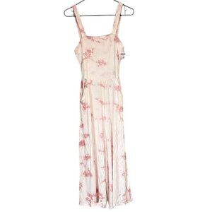 NWT Nordstrom Wide Strap Open Back Jumpsuit - Extra Large